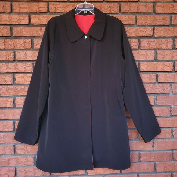 Centigrade Jackets & Blazers - Centigrade Outerwear Reversible Jacket Sz XL Red Black Vintage Classic Car Coat